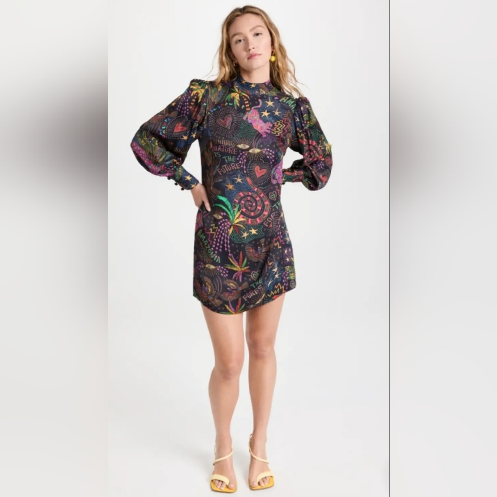 NWT FARM Rio Amazonian Mini Dress - Picture 3 of 15